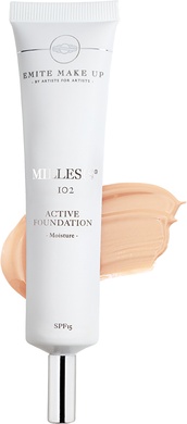 Millesis Active Foundation,  delicate and silk smooth foundation, healthy and natural result, Millesis Active Foundation, corrects unevenness, fine lines, reinforcing ingredients, helps the skin to repair, protect and balance, even and perfectly smooth skin, Make up, Swedish, vegan, vegan friendly, cruelty free, cruelty free make up from Sweden, vegan high-quality cosmetics, professional cosmetics, high quality make-up cosmetics, foundation, BB creams, anti-ageing makeup, anti-ageing cosmetics